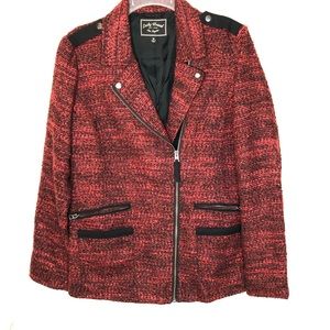 Lucky Brand | Mixed Moto Tweed Jacket